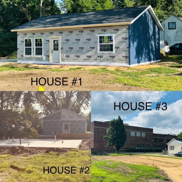 Recent AHI homes in progress